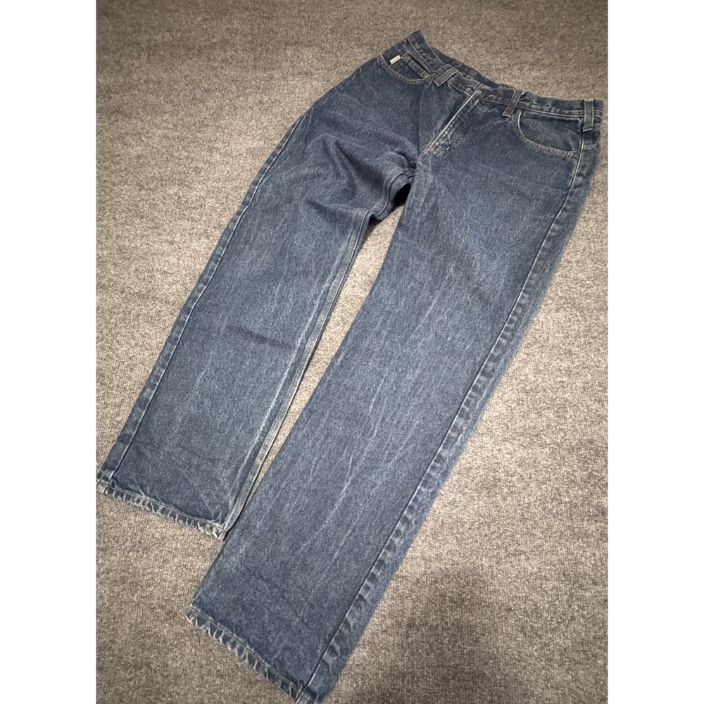 Carhartt B460 DVB Relaxed Fit Denim Jeans Tag Sz 38x34(Actual 37x33)